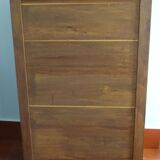 Vitrine-commode à colonnes détachées de style Empire 90 x 142 x 44 cm