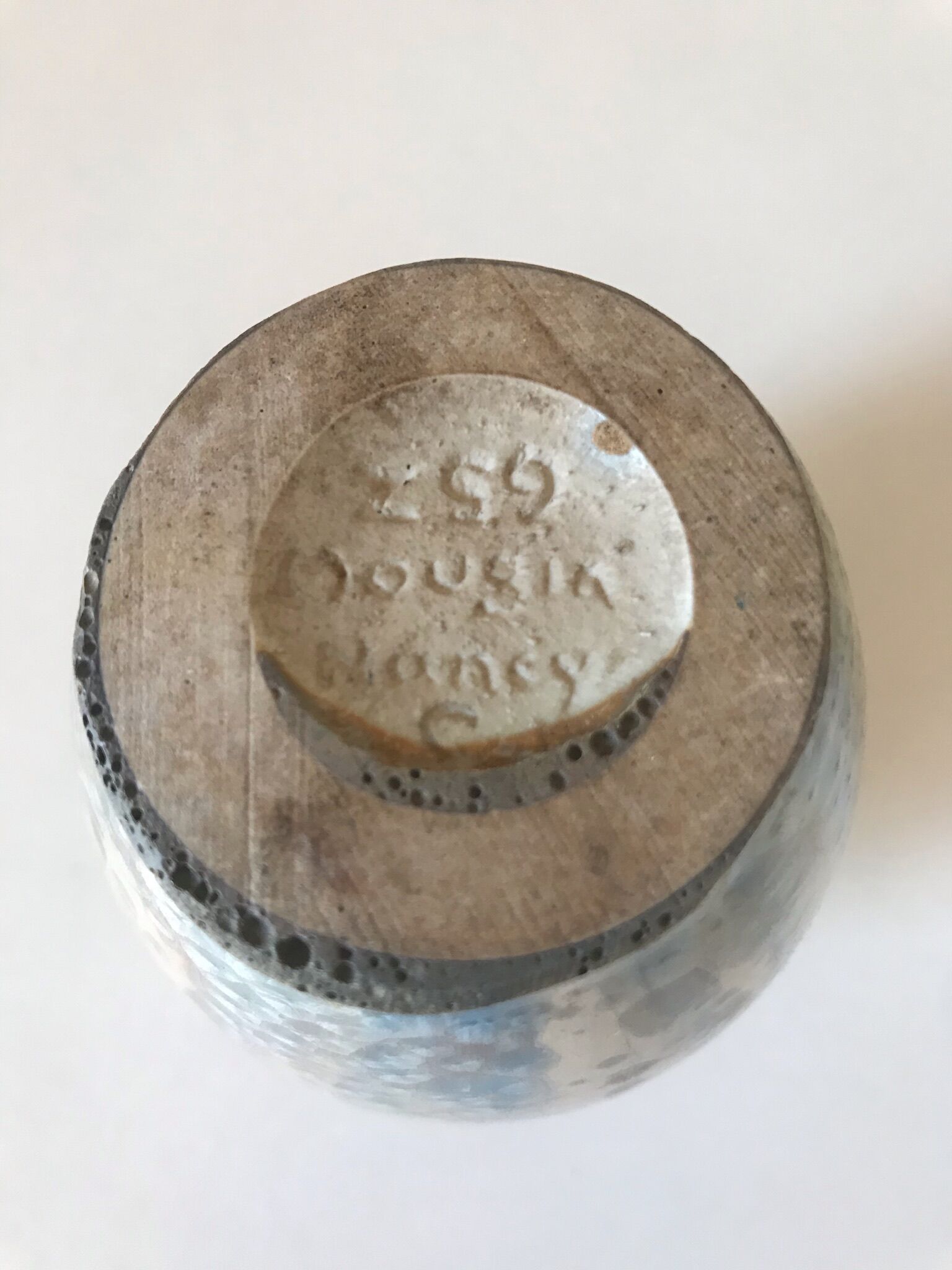 Ceramic vase mougin nancy art deco