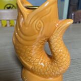 Bougeoir poisson orange