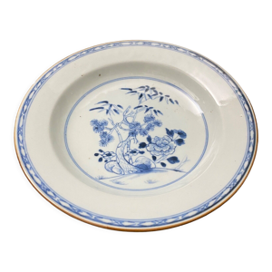 Assiette creuse en bleu de Chine