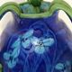 Vase en grès émaillé, à décor floral, signé e. lachenal – fin xixe