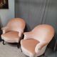 Paire de fauteuils crapauds