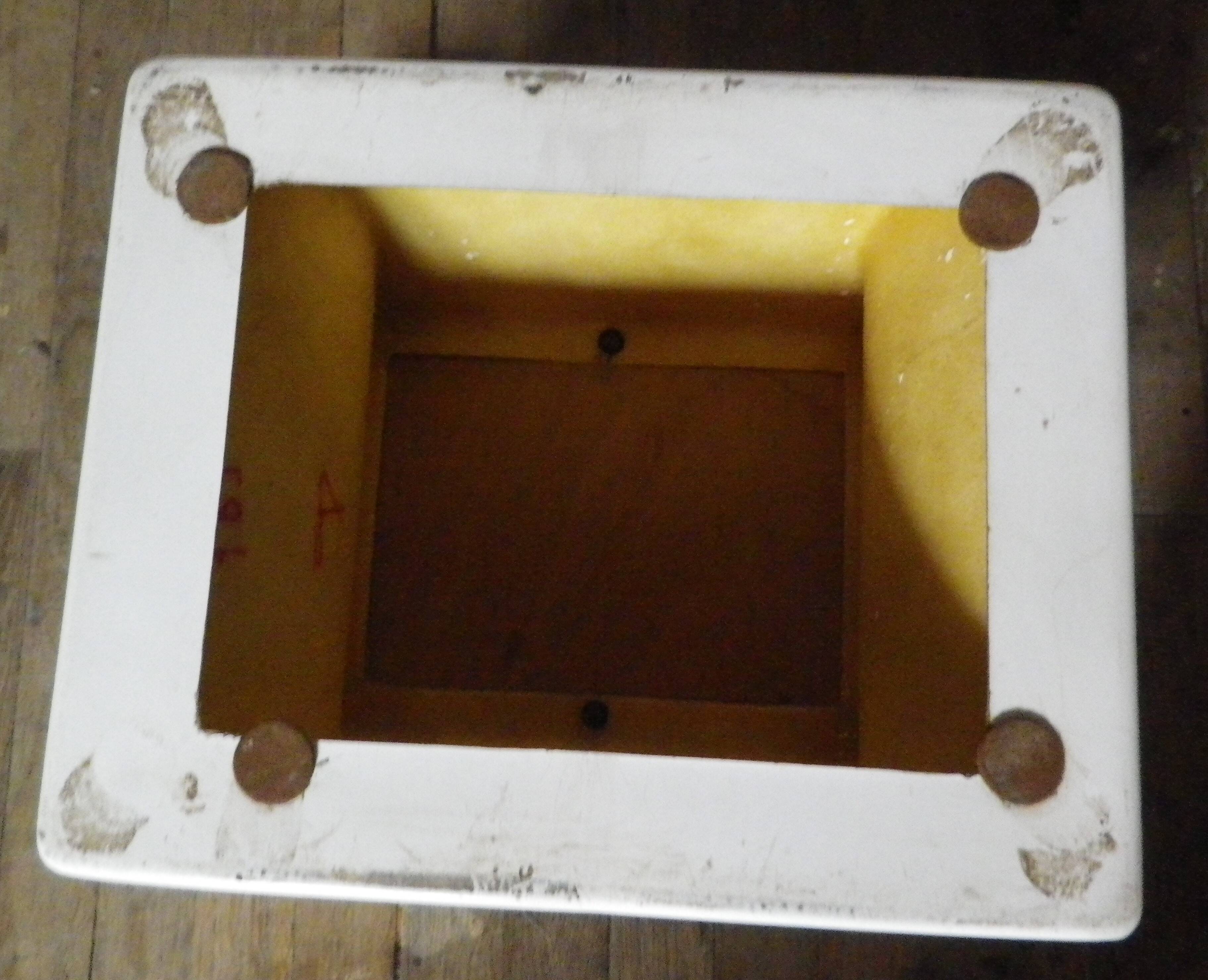 rare vintage bucket seat and footrest set