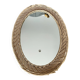 Wicker mirror