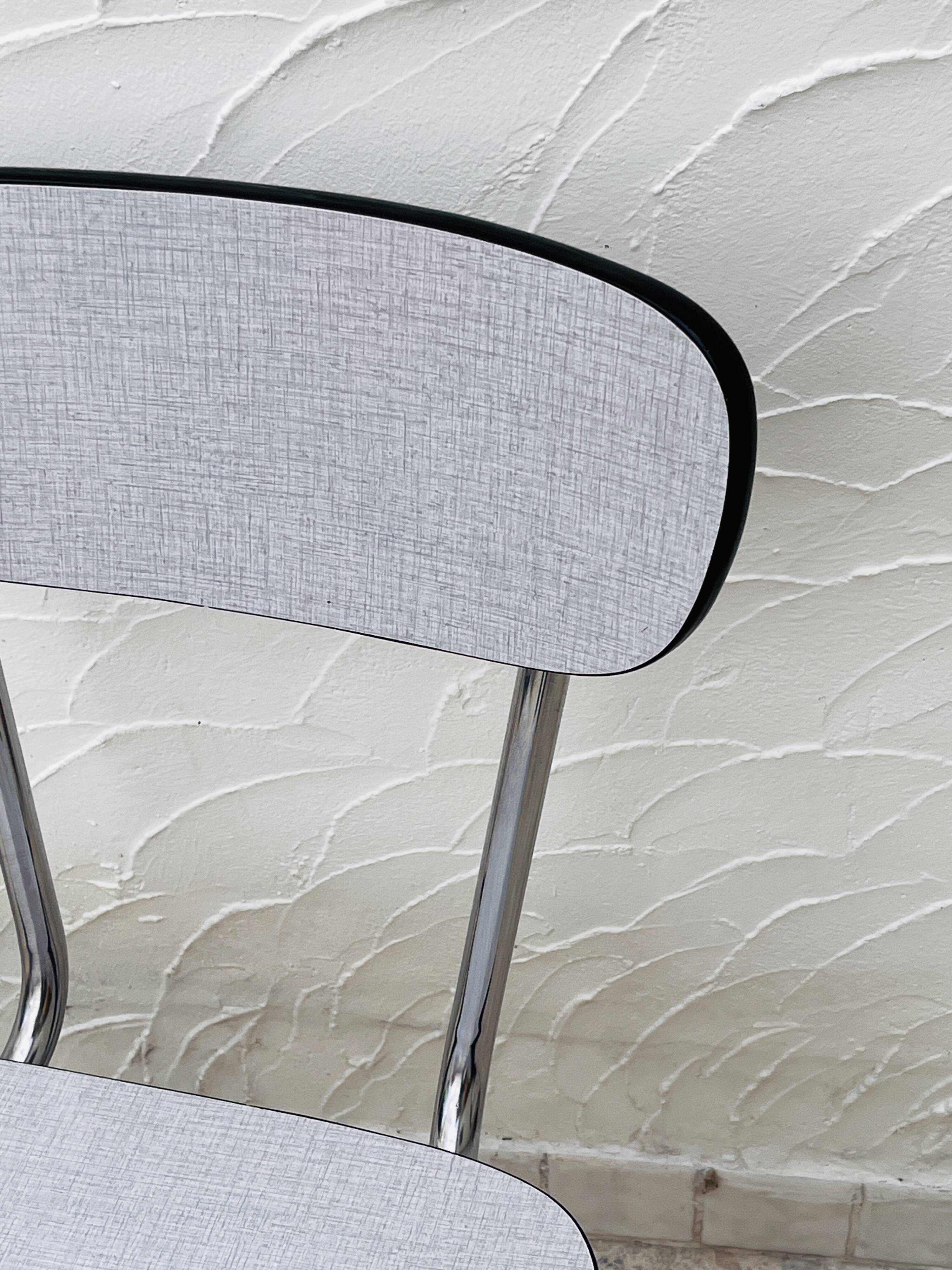 Two Formica chairs