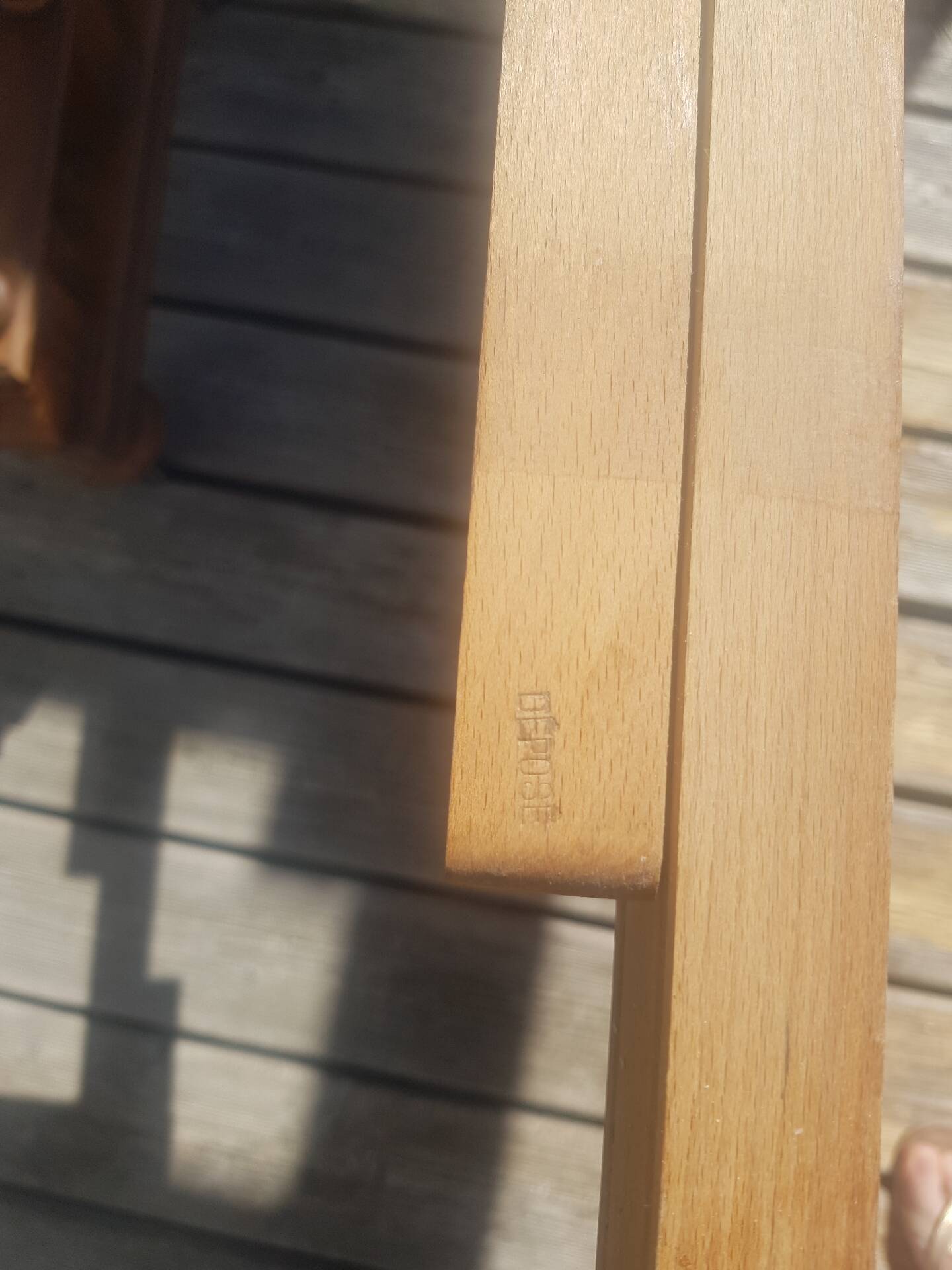 Very large solid wood table