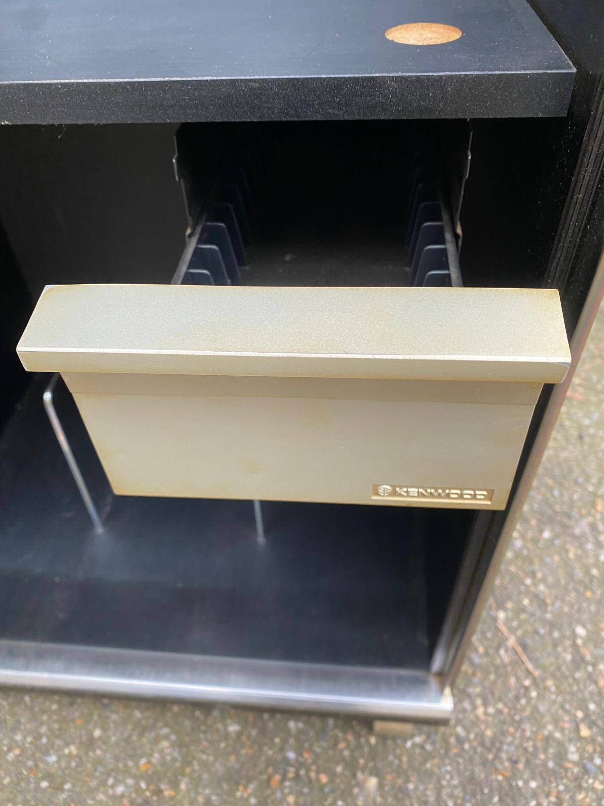 Meuble Hi-fi Kenwood Hifi avec tourne disque des années 80