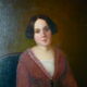 Portrait de jeune femme fin XIX