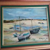 Peinture à l'huile La marée basse