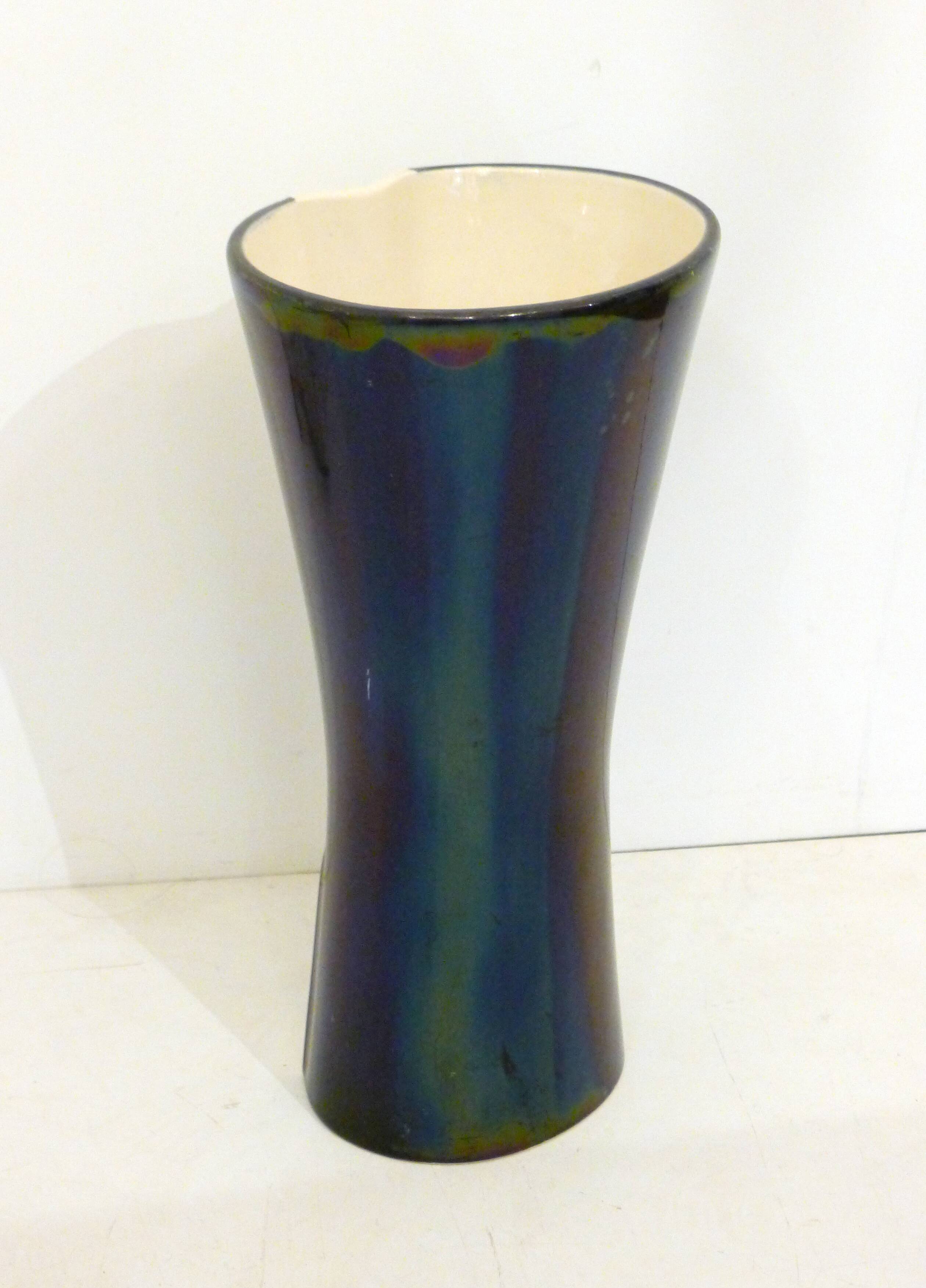 Large graphic vase Verceram