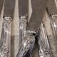 12 silver-plated metal table knives St Medard rocaille Florian