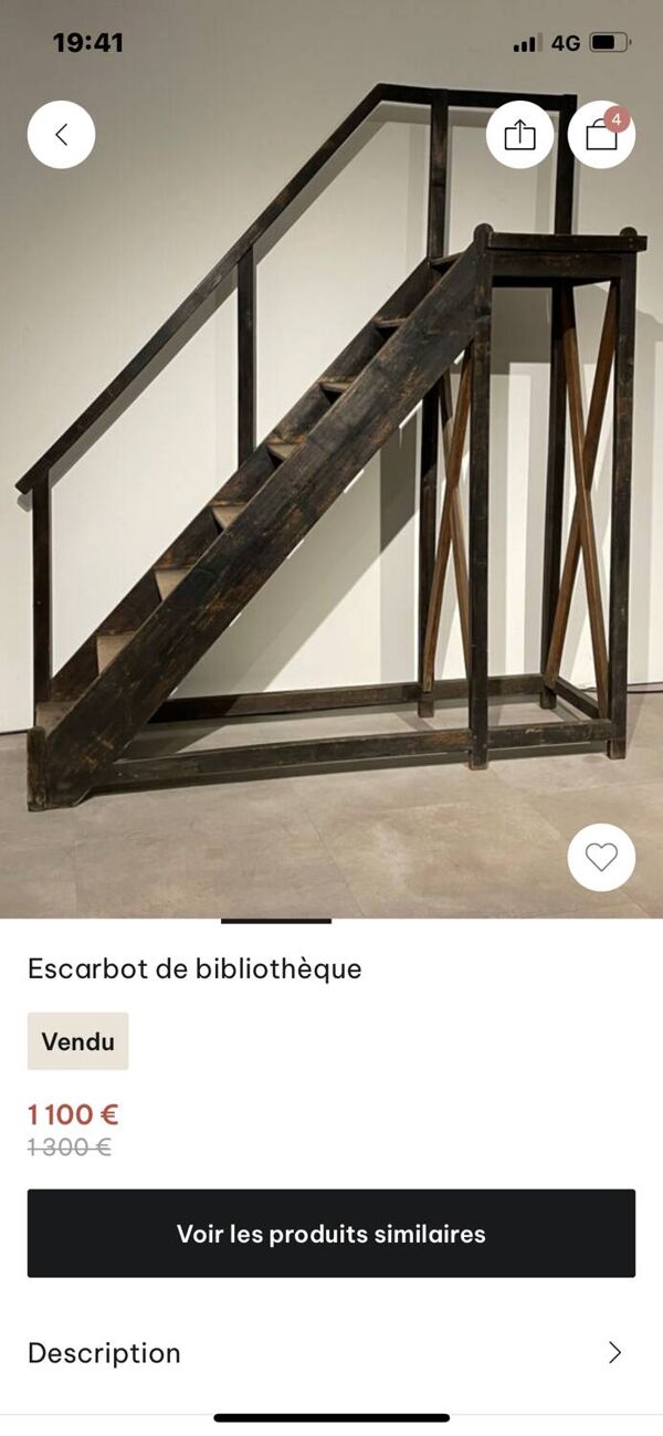 Escabeau d’atelier d’artiste
