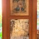 Antique 19th century fireplace trumeau mirror