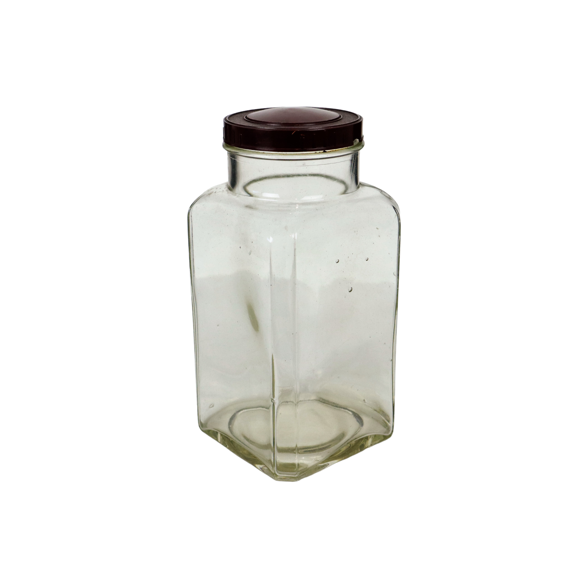 Glass candy jar