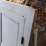 Double cupboard door front in old painted fir