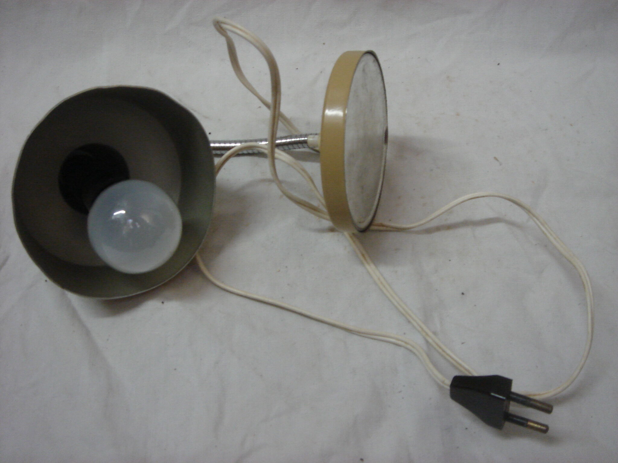 Metal desk lamp 1970