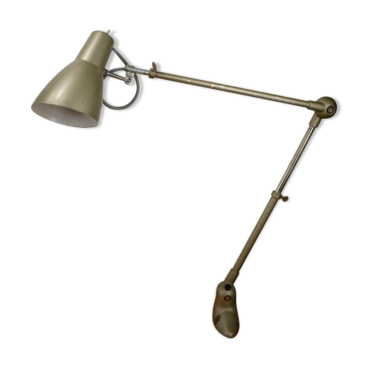 Lumina vintage industrial lamp.