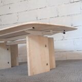 Vintage 70s travertine coffee table