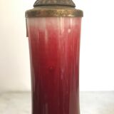 Vintage enamelled porcelain lamp