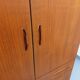 Vintage Scandinavian teak wardrobe from the 1960s.