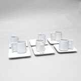 René Bertoux Virebent porcelain coffee service 1970