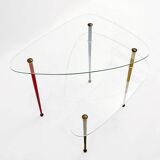 Italian "Arlecchino" side table by Edoardo Paoli for Vitrex, 1950s