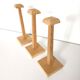 Trio wooden hats holders