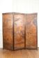 Pyrographed Screen, Mediterranean Medieval Town, Art Nouveau/Deco, 1930