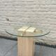 Artedi travertine coffee table 1970