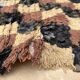 Tapis Berbère Boucherouite coloré - 93 x 134 cm