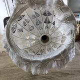 Vintage crochet lampshade