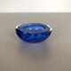 Blue Murano glass ashtray Murano, Italy, 1970s
