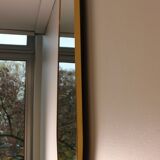 Miroir italien forme libre en laiton doré, 60’s