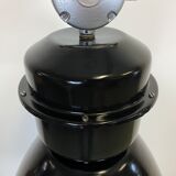 Black industrial factory lamp from Elektrosvit, 1960s