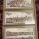 Lot de trois gravures encadrées