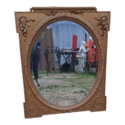 Miroir bois et stuc doré 19 éme