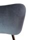 Mid-Century Butterfly Chair in navy grey fabric and walnut wood, Europe, 1960.