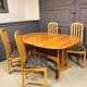 Dining table (extendable) set Kilde Møbel, 1980s, Danish