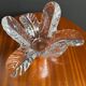 Crystal palm tree catchall, 1970s