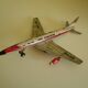 Airliner made of lithographed sheet metal, patina look - 1965 -