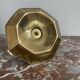 Vintage, hand candle holder, cellar rat, brass, gold, gold, handle, 50s, decoration, shabby chic