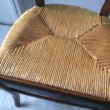 Wooden farm chairs pair