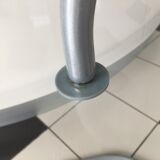 Metal table and glass ikea 1980