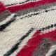 Set of two Romanian wool fluffy rugs with stripes made by hand