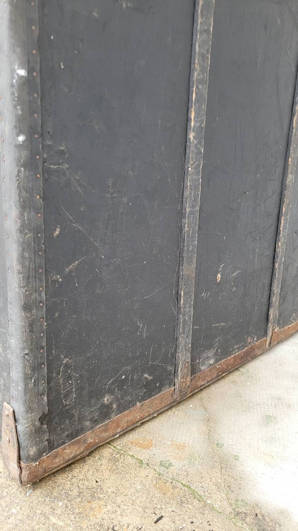 Cabin trunk from the brand "La Malle Bernard" Paris - 1900s