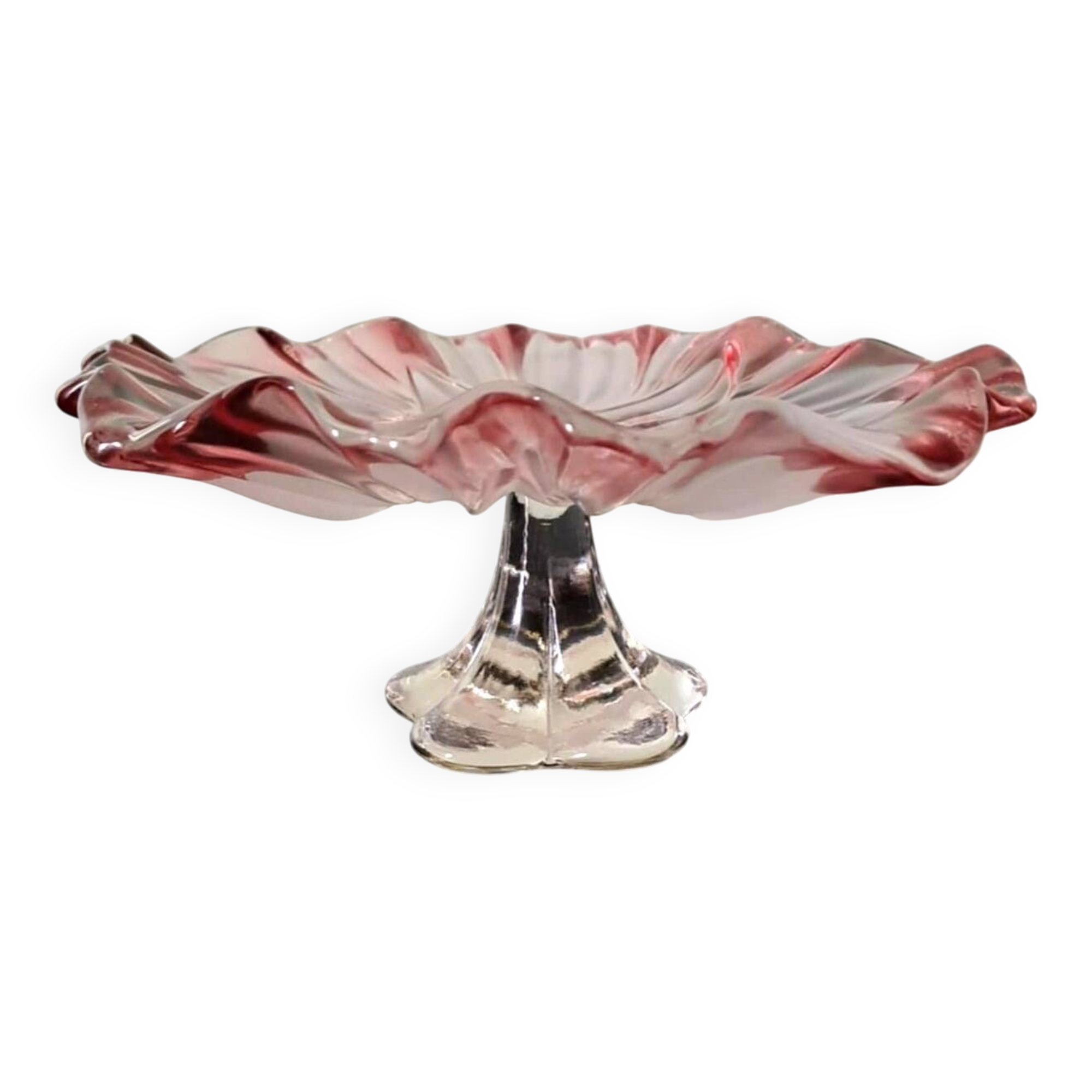 Crystal dessert dish