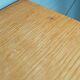 Nightstand in golden oak veneer. Around 1970.