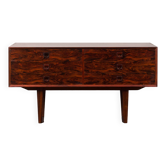 Buffet scandinave en palissandre avec 6 tiroirs par Brouer Mobelfabrik, Danemark 1960