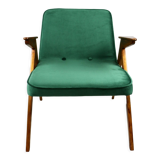 Green Bunny Armchair by Józef Chierowski, 1970s