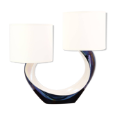 Verceram black and white ceramic lamp